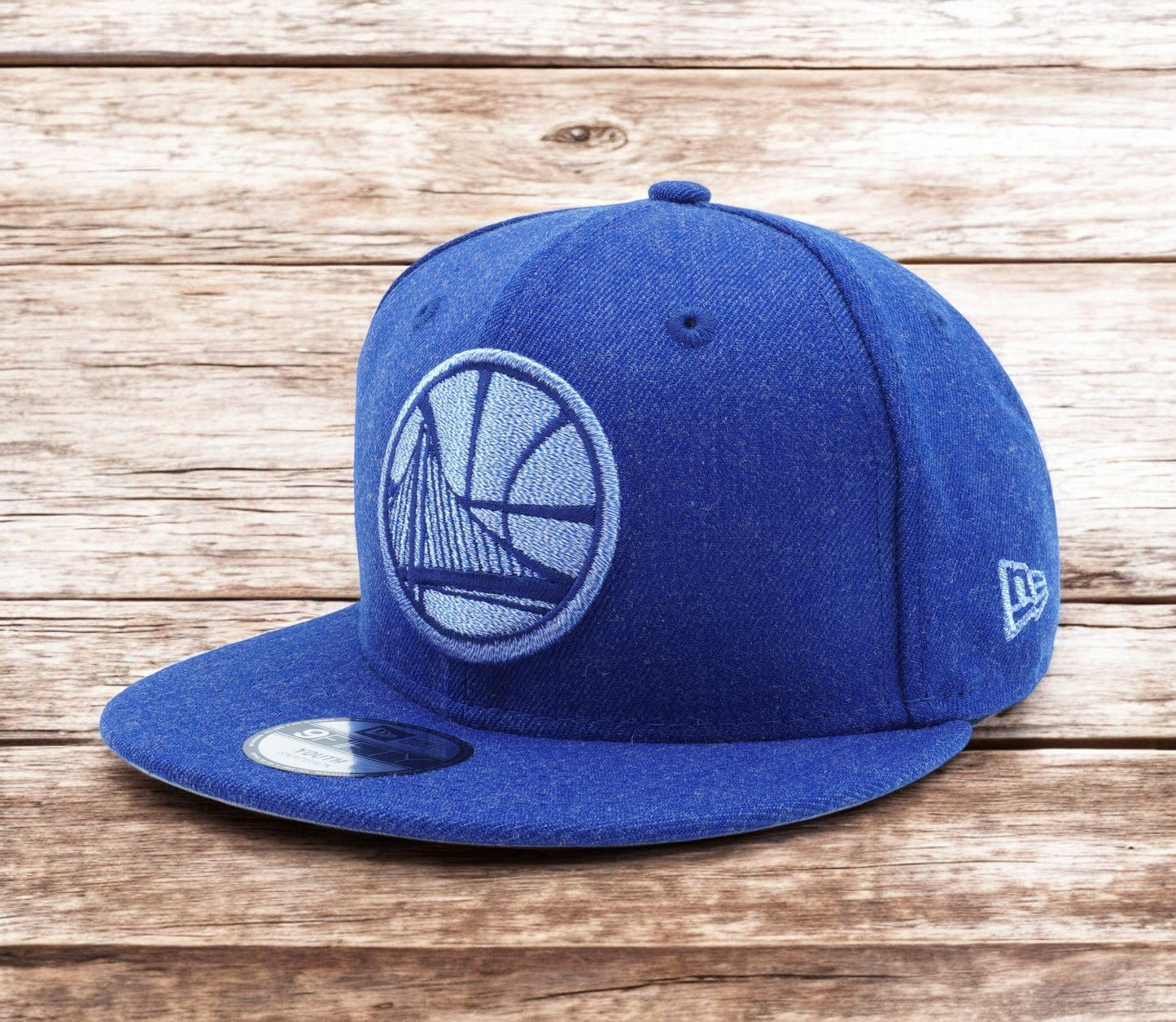 Youth New Era NBA Golden State Warriors Twisted Frame 950 Snapback