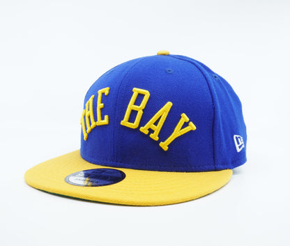 New Era Men's NBA Gsw Warriors City Edition 'The Bay' 950 Snapback Hats