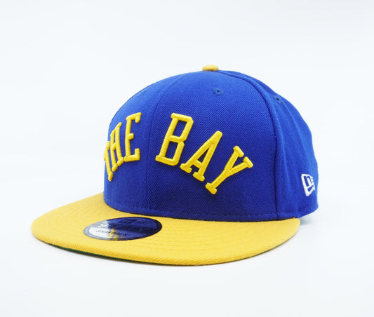 New Era Men's NBA Gsw Warriors City Edition 'The Bay' 950 Snapback Hats