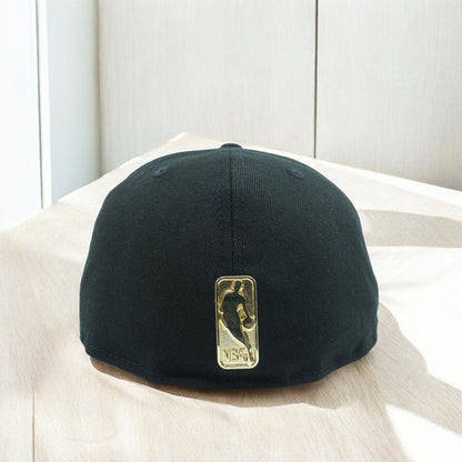 New Era Men's NBA Golden State Warriors Golden Finish Logo 59Fifty