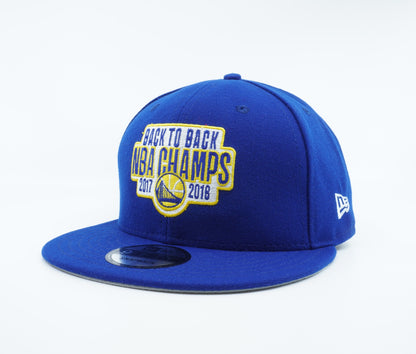 New Era Men's NBA Gsw Warriors Back To Back Champs 17/18 950 Snapback Hats