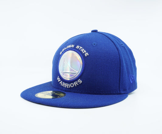 New Era Men's NBA Golden State Warriors Team Iridescent 59Fifty Fitted