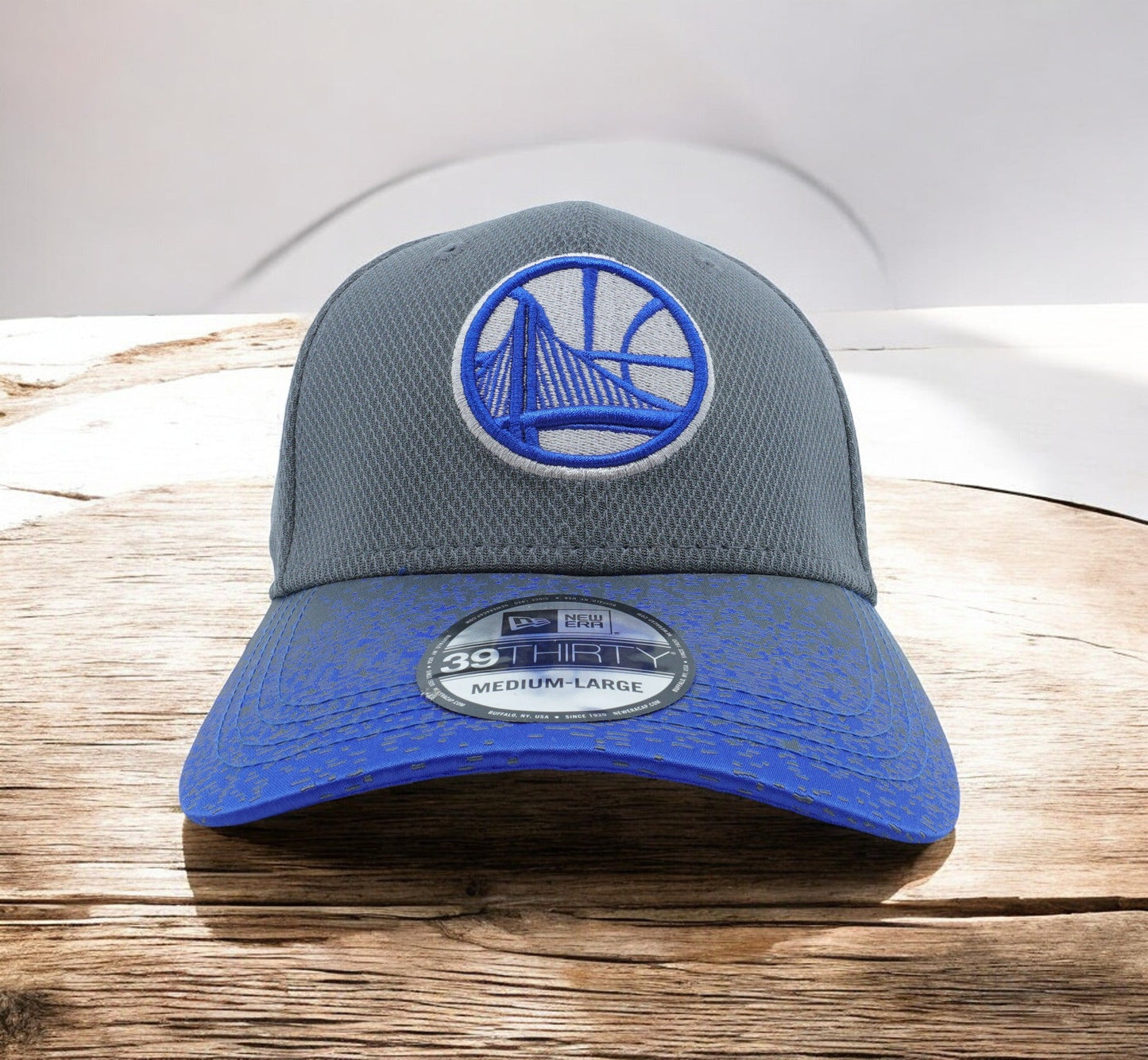 Men's New Era NBA Golden State Warriors Visor Blur 39Thity Fitted