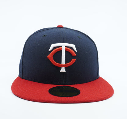 New Era Men's MLB Authentic Collection On Field 59Fifty Fitted Cap Minnesota Twins