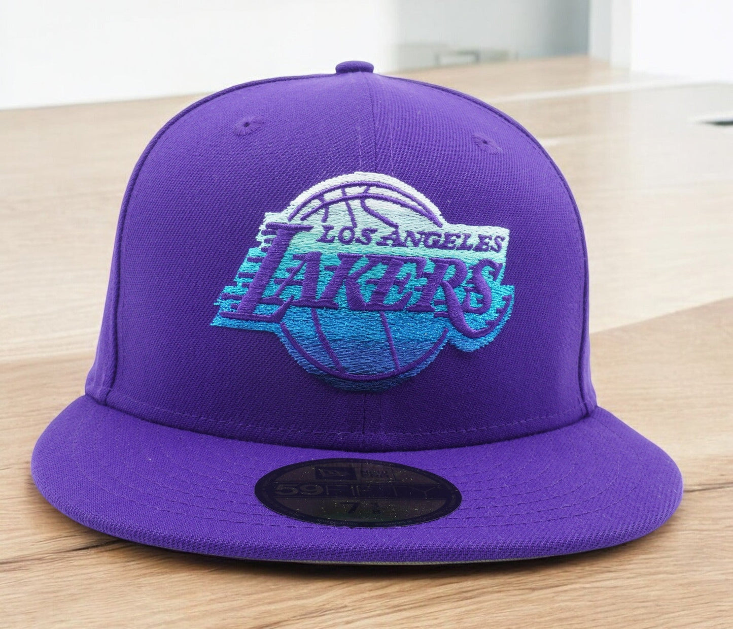 Men's New Era NBA La Lakers 5950 Gradient Otc Fitted - Purple