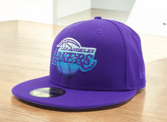 Men's New Era NBA La Lakers 5950 Gradient Otc Fitted - Purple