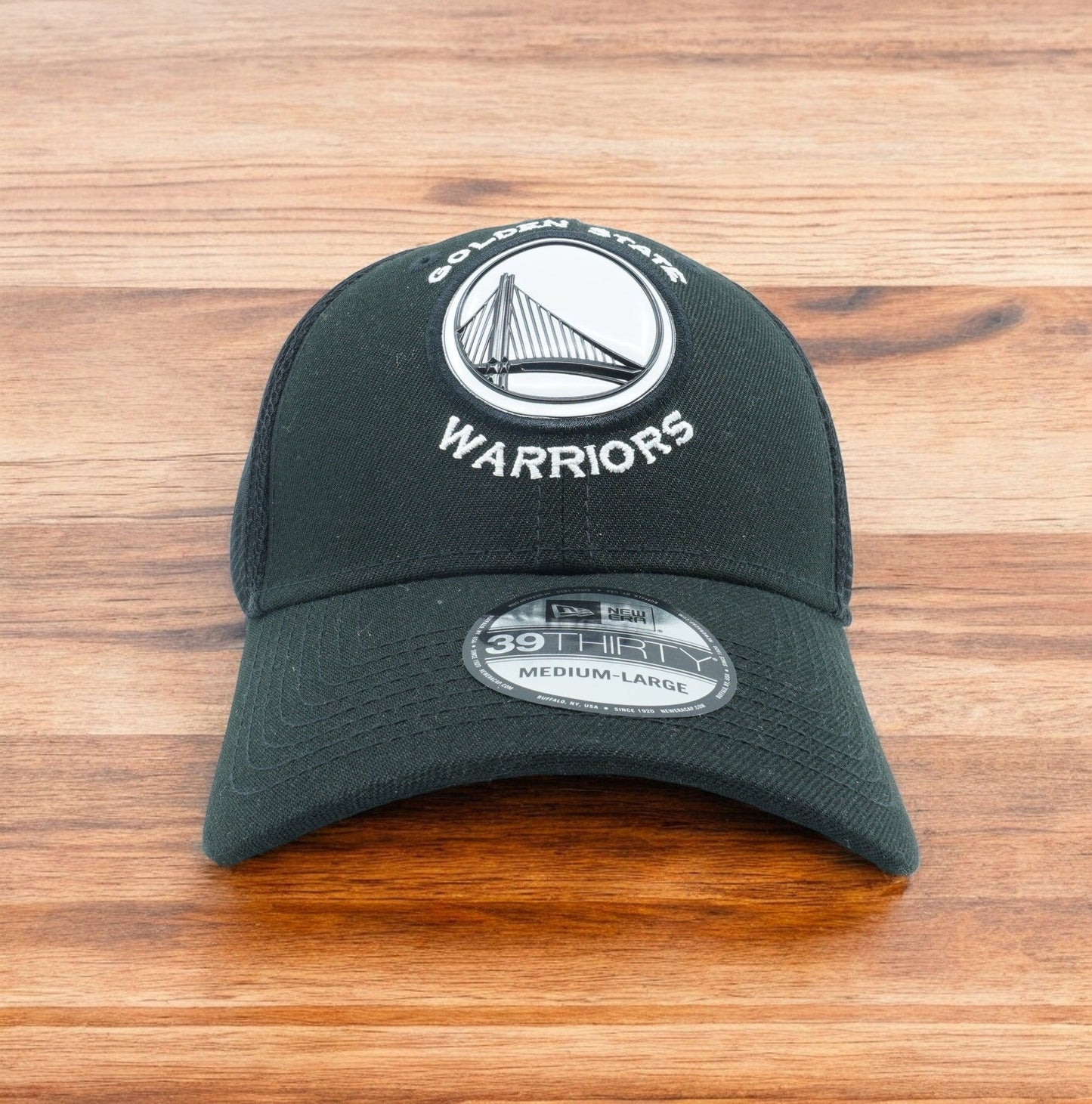 New Era Men's NBA Golden State Warriors Fan Mesh 39Thirty Fitted