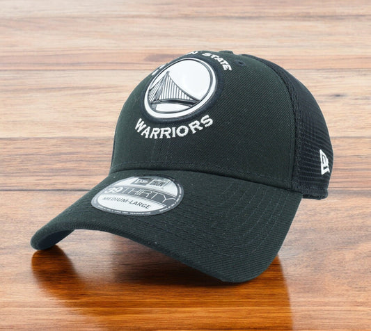 New Era Men's NBA Golden State Warriors Fan Mesh 39Thirty Fitted
