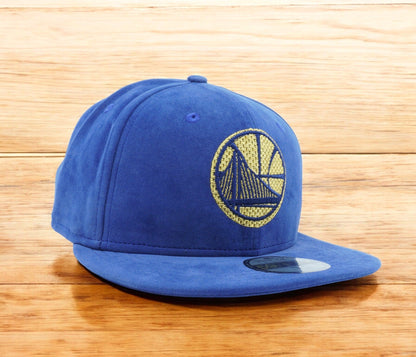 New Era Men's NBA Golden State Warriors Vivid Velvet Suede 59Fifty