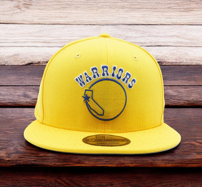 New Era Men's NBA Gsw Warriors Hardwood Classics 9Fifty Snapback Hats