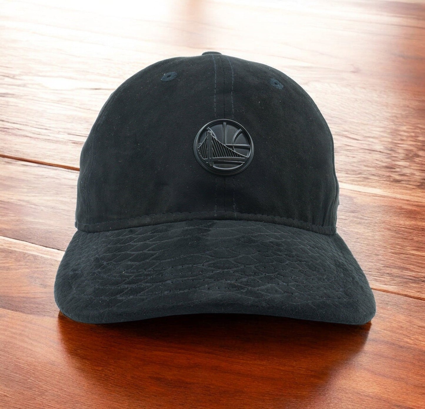 New Era Men's NBA Golden State Warriors Snake Skin 9Fifty Strapback Hats