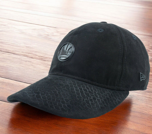 New Era Men's NBA Golden State Warriors Snake Skin 9Fifty Strapback Hats