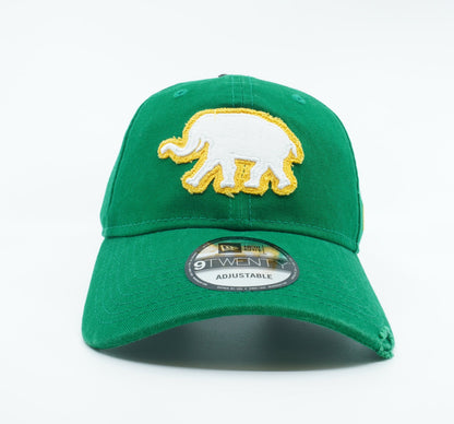 New Era Men's MLB Oakland Athletics 920 Strapback ' Distressed Patch' Hats