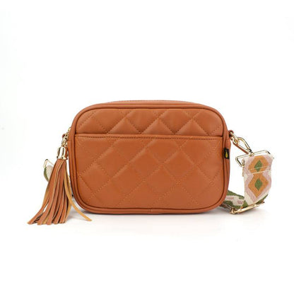 Threaded Pear Quilted Courtney Crossbody | Choose Your Strap