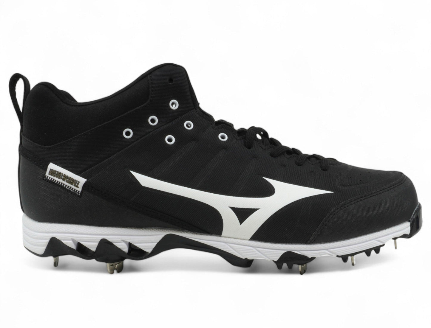 Men's Mizuno Ambition 2 Metal Mid Top Baseball Cleats (No Lid)