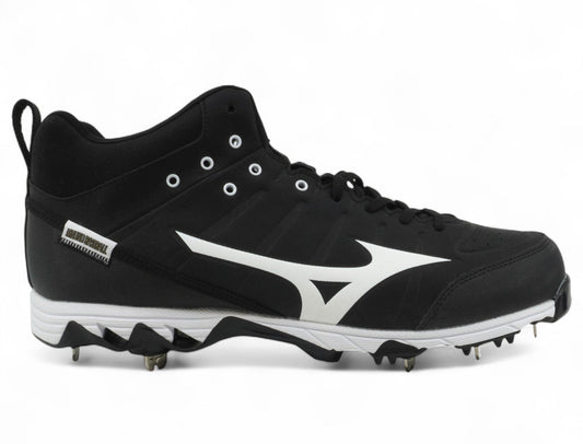 Men's Mizuno Ambition 2 Metal Mid Top Baseball Cleats (No Lid)