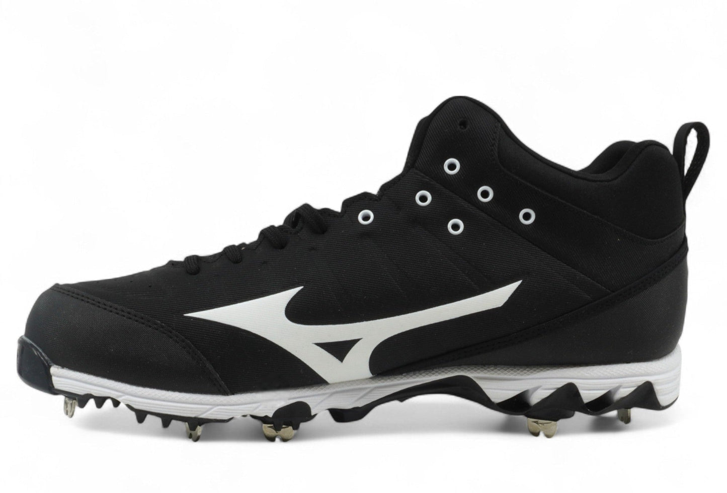 Men's Mizuno Ambition 2 Metal Mid Top Baseball Cleats (No Lid)