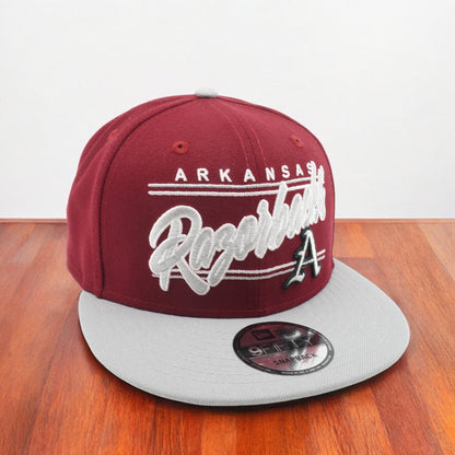 New Era Men's Ncaa 950 Team Script Snapback Razorbacks