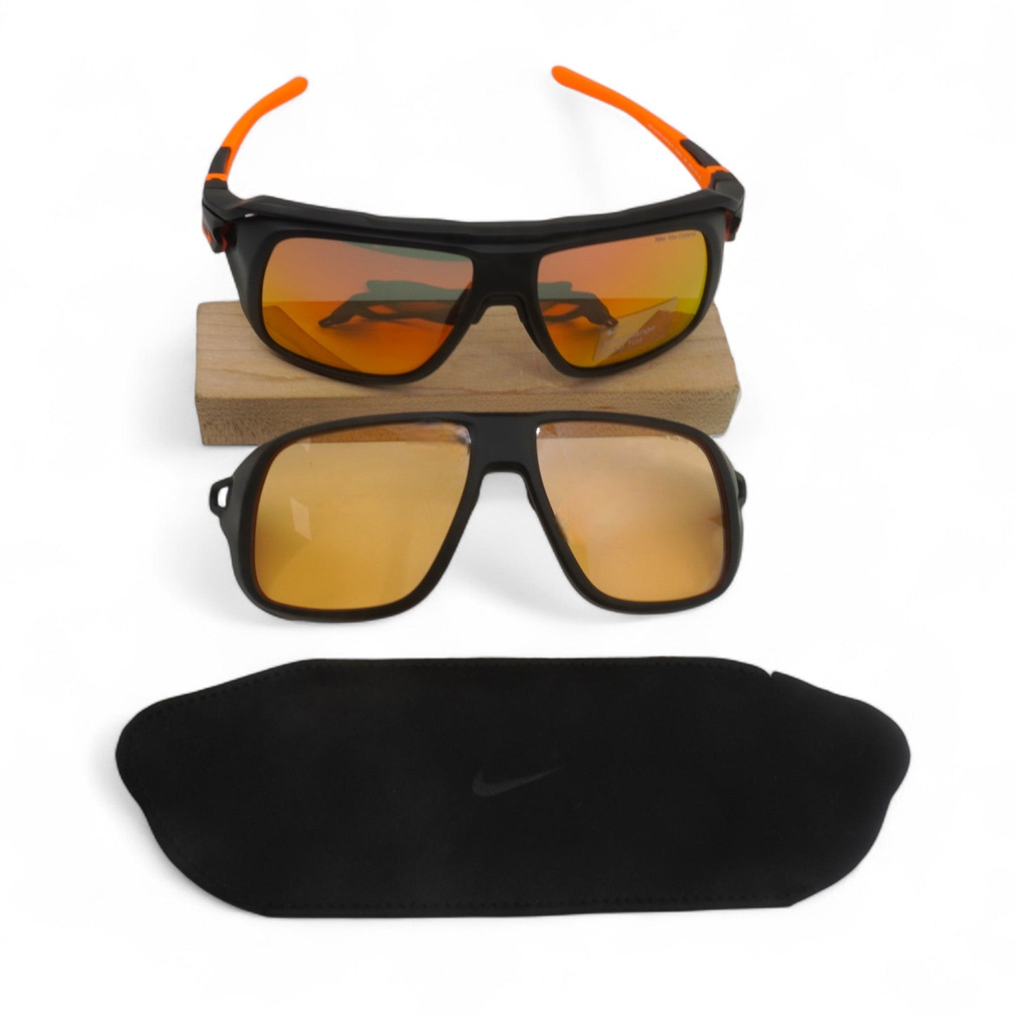 Matte Black/Orange-