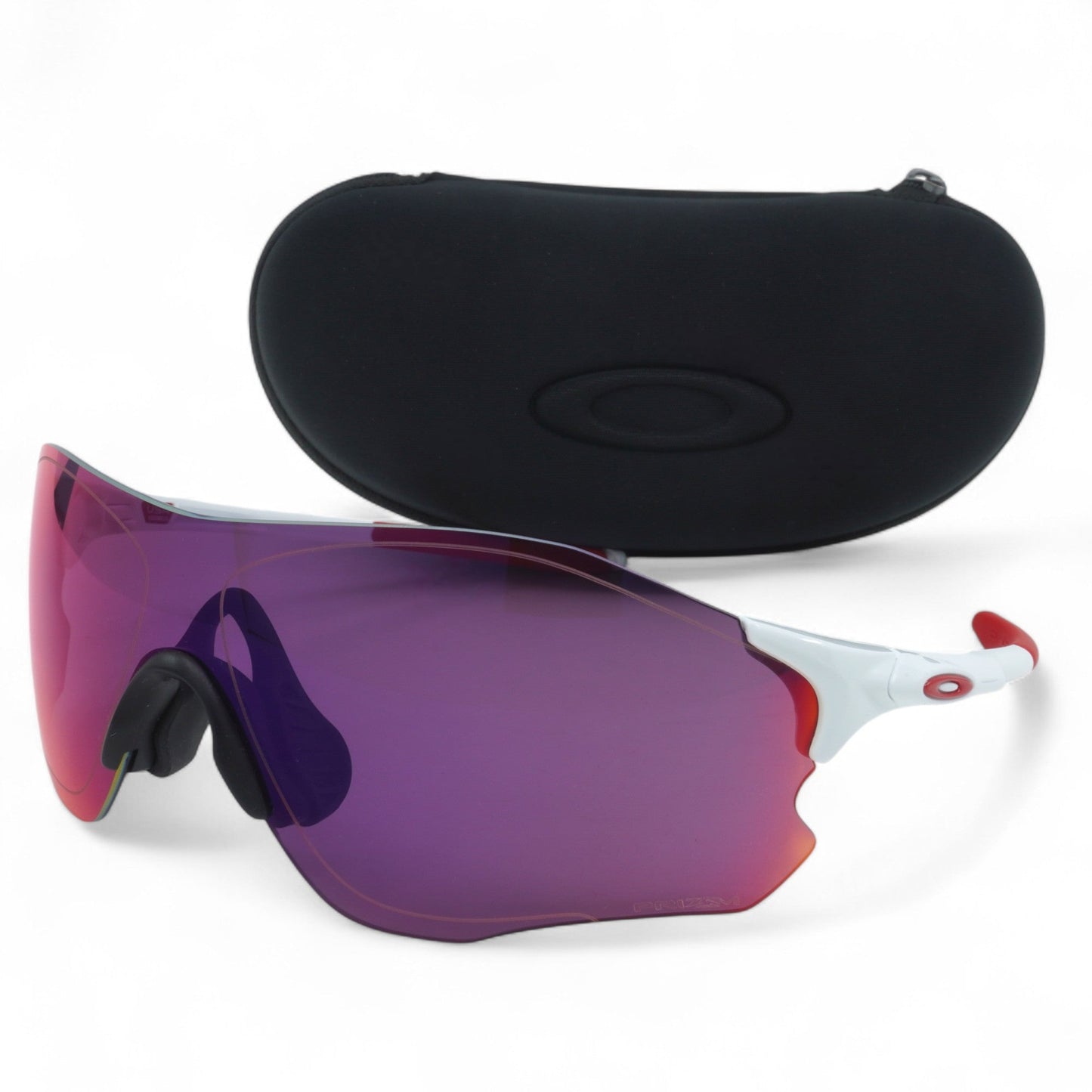 Men's Oakley Evzero Path (A) Sunglasses - Polished White/Prizm Road