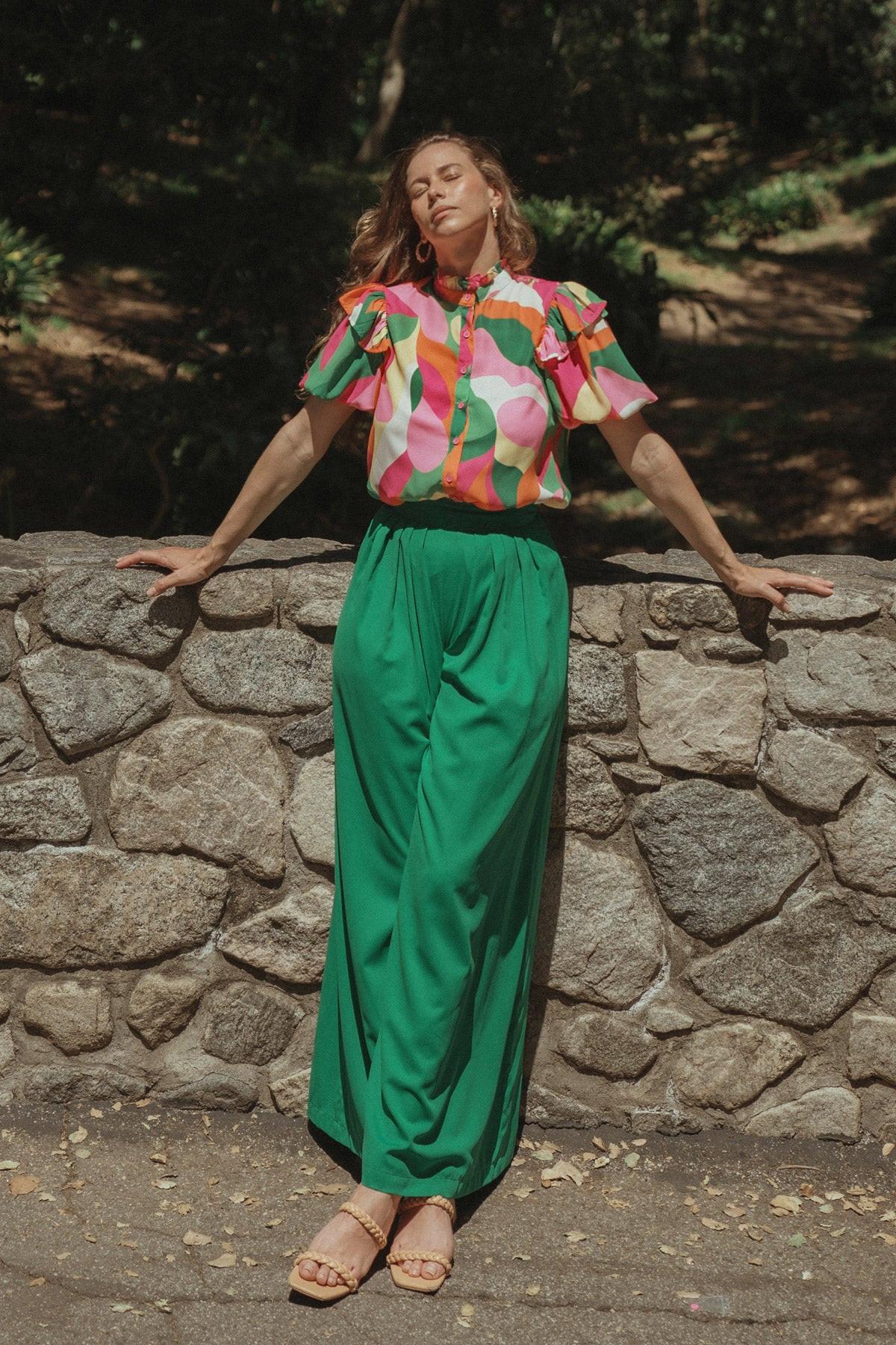 At the Wishing Well Woven Pants