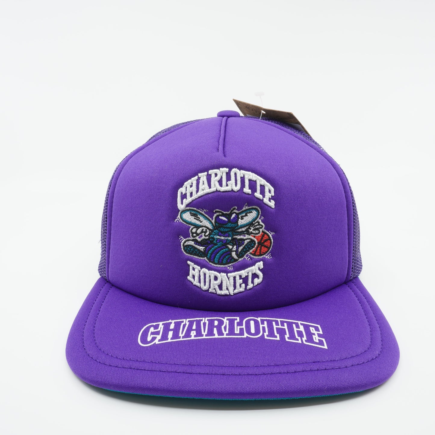 Men's Mitchell & Ness NBA Charlotte Hornets Team Origins Trucker Hwc Hornets