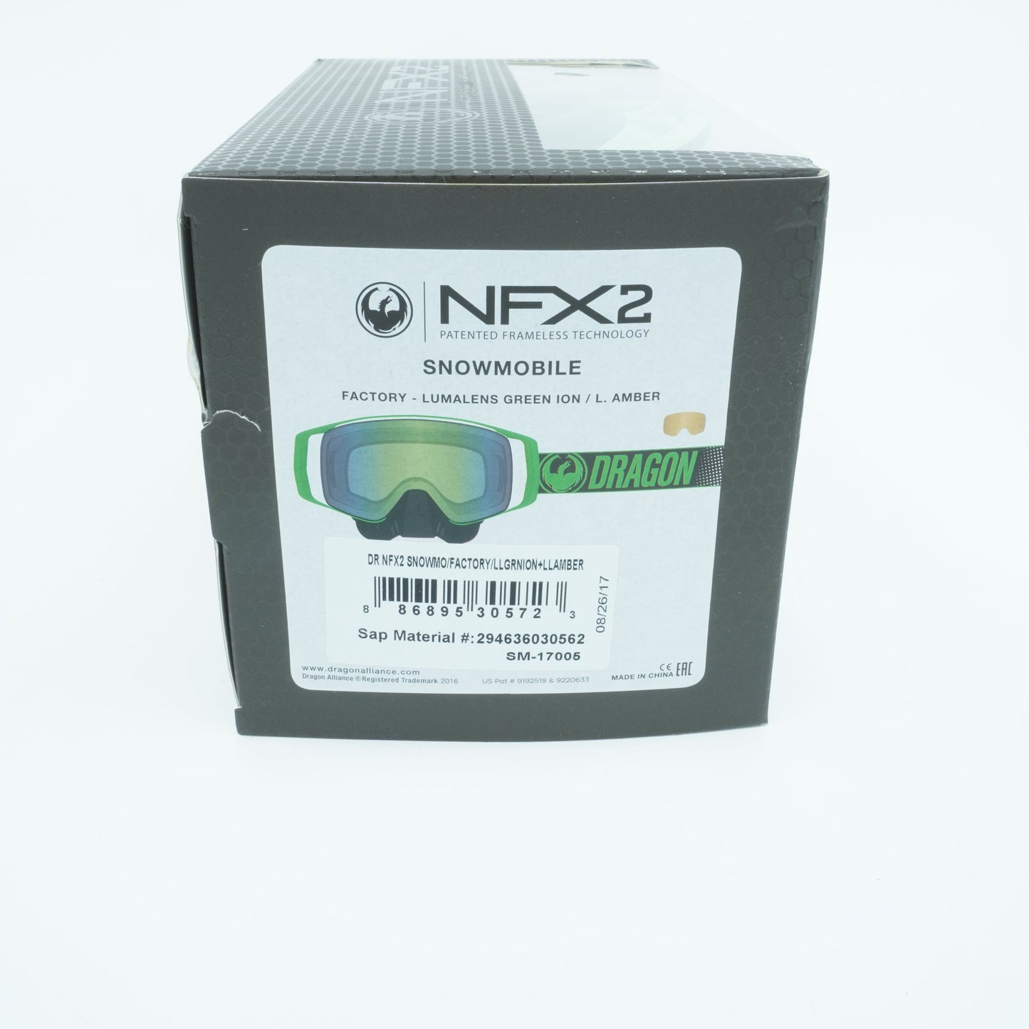 Dragon Alliance Men's Nfx2 Snowmobile 1 Goggles