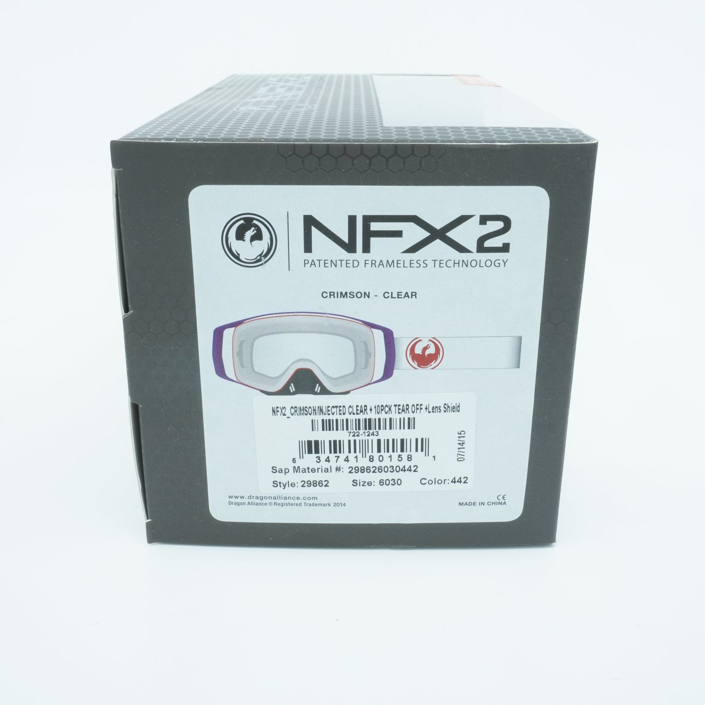 Men's Dragon Alliance Nfx2 Mx 1 Goggles