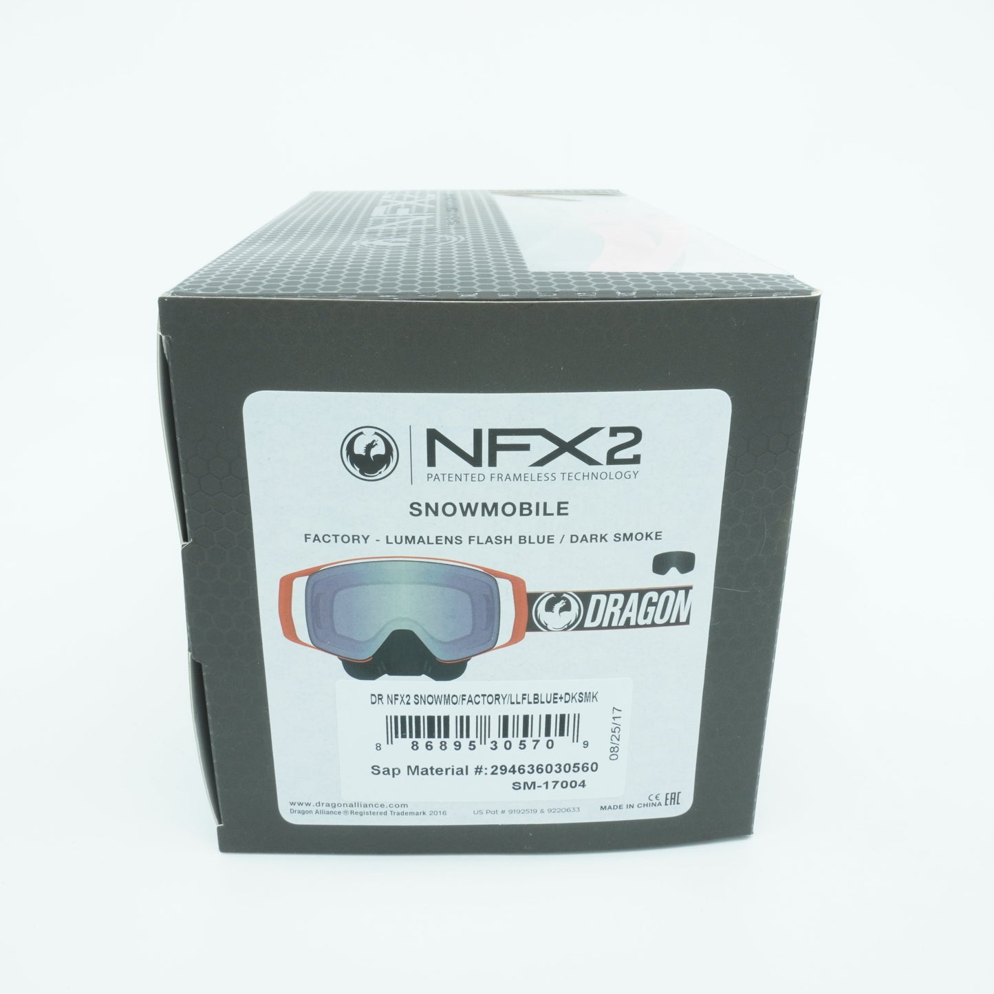 Men's Dragon Alliance Nfx2 Snowmobile 1 Goggles
