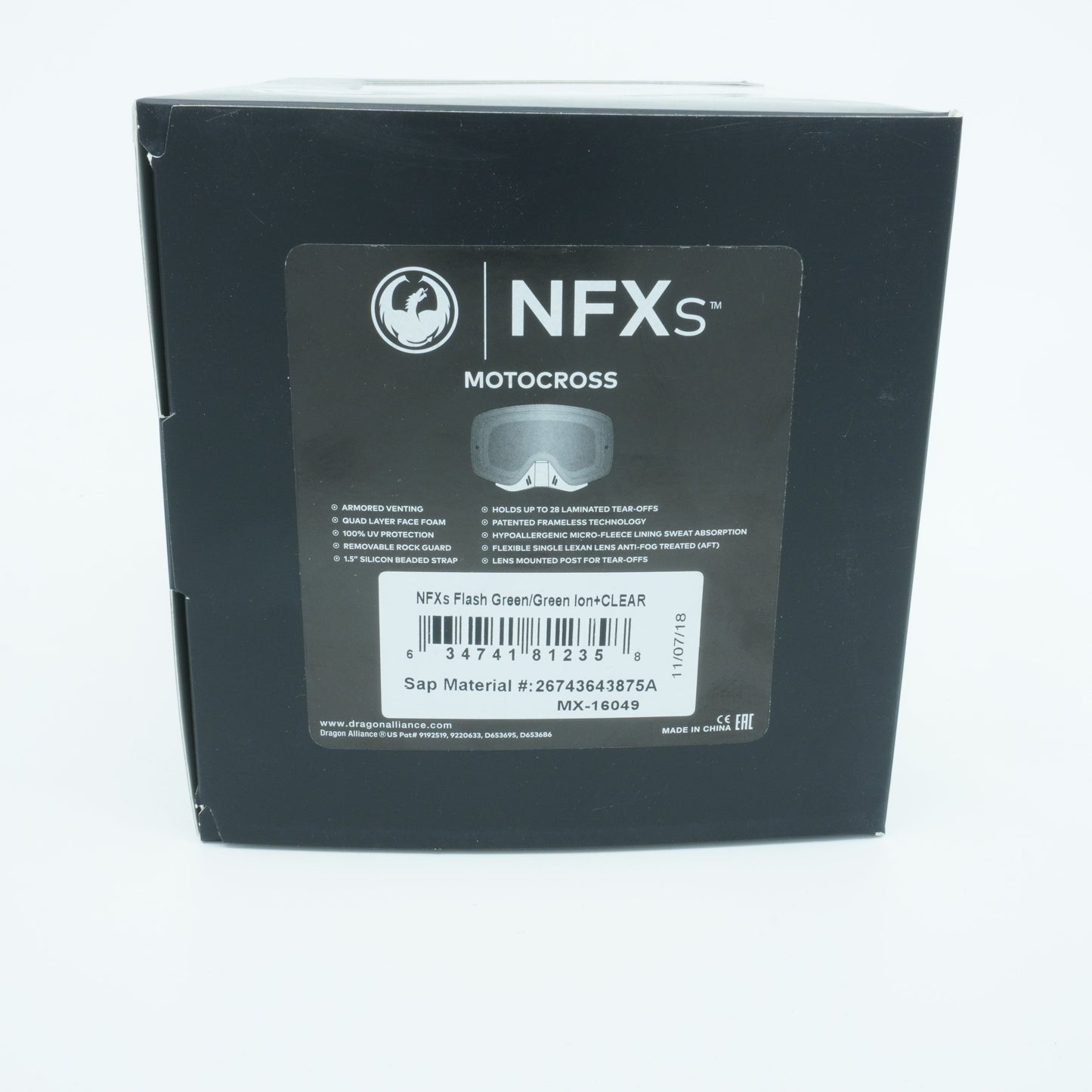 Dragon Alliance Men's Nfxs Mx 1 Goggles