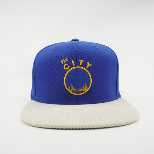 Men's Mitchell & Ness NBA Golden State Warriors Replay Tonal Corduroy 2T Snapback