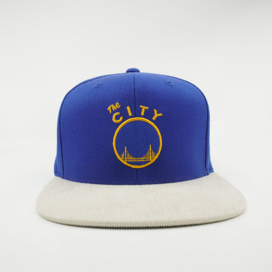 Mitchell & Ness Men's NBA Golden State Warriors Replay Tonal Corduroy 2T Snapback Snapback Caps