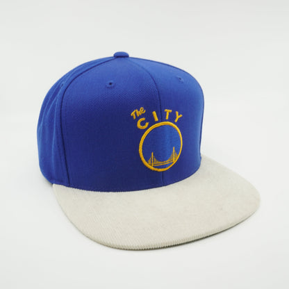 Mitchell & Ness Men's NBA Golden State Warriors Replay Tonal Corduroy 2T Snapback Snapback Caps