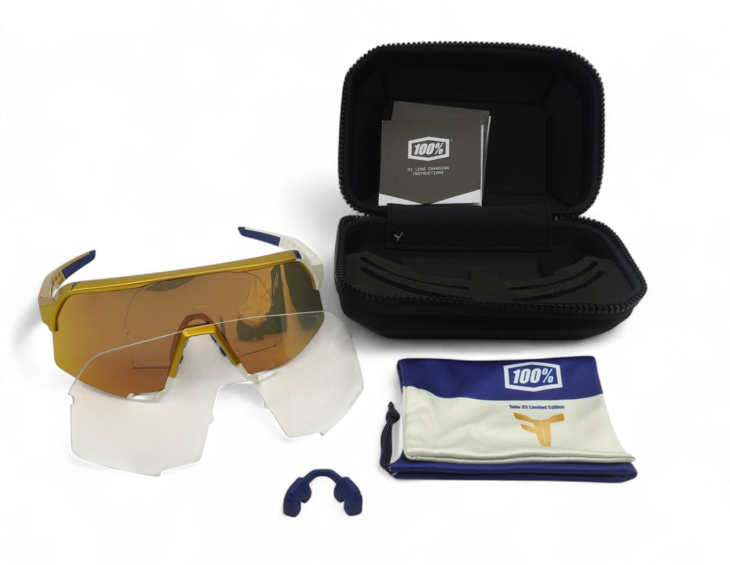 100% S3 Fernando Tatis Jr. Limited Edition White Gold Sunglasses