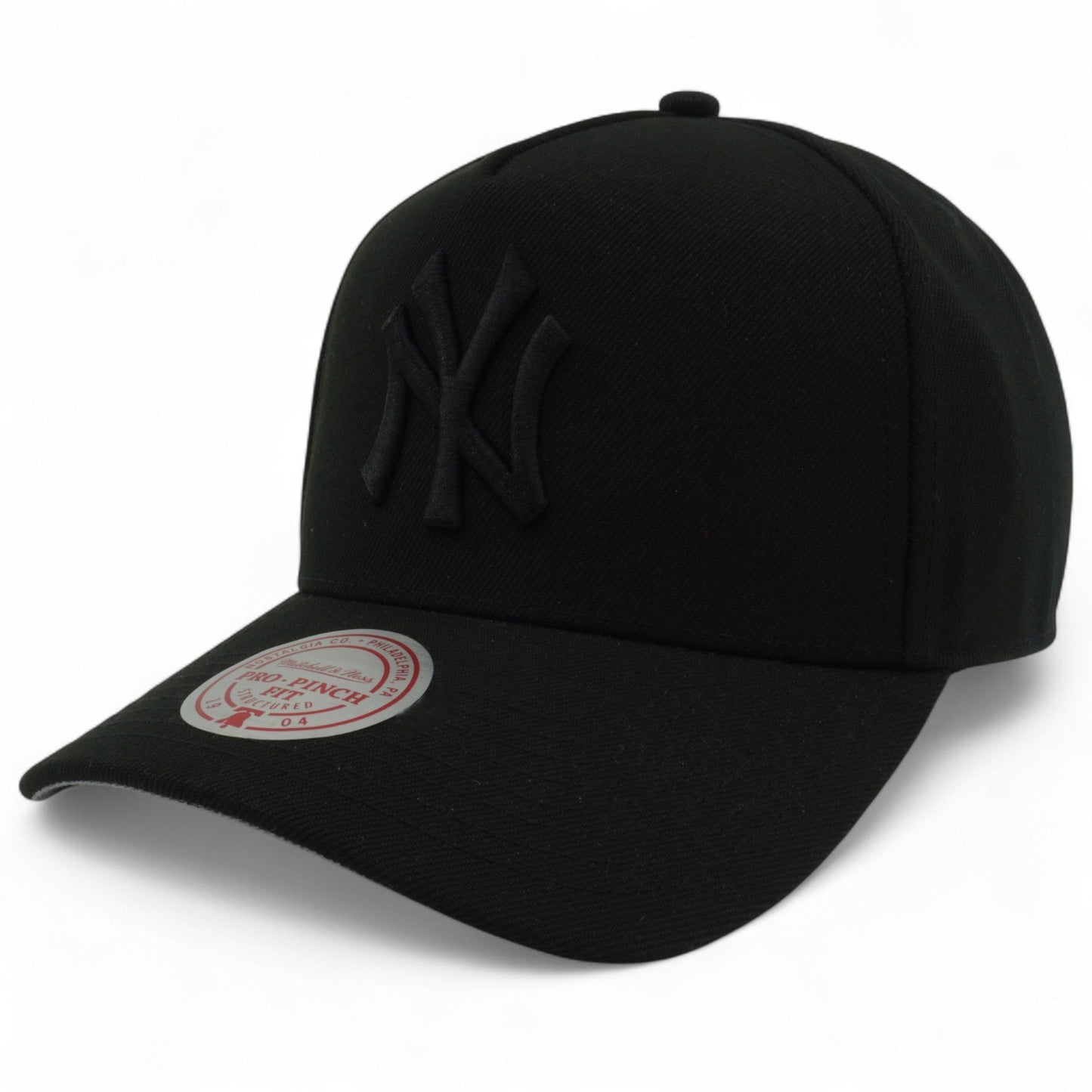 Men's Mitchell & Ness MLB Raised Up Pro Pinch Snapback Yankees - Black