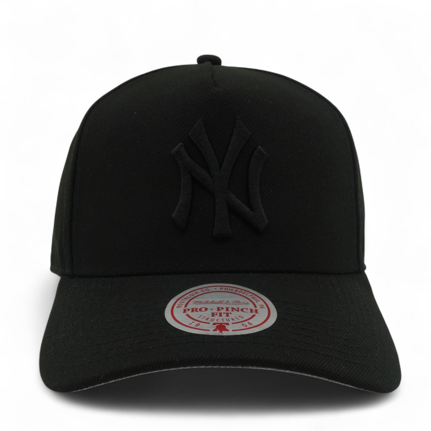 Men's Mitchell & Ness MLB Raised Up Pro Pinch Snapback Yankees - Black
