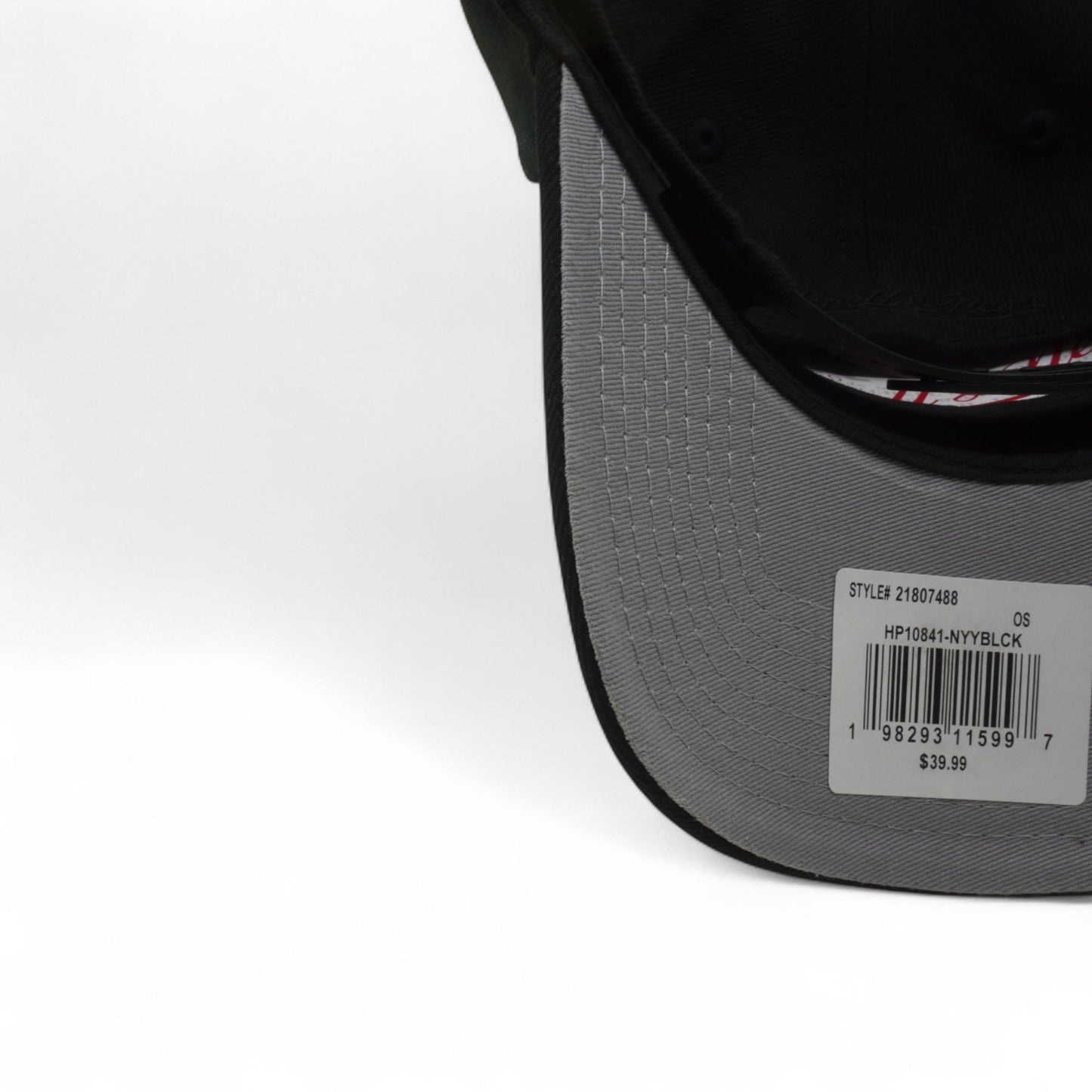 Men's Mitchell & Ness MLB Raised Up Pro Pinch Snapback Yankees - Black