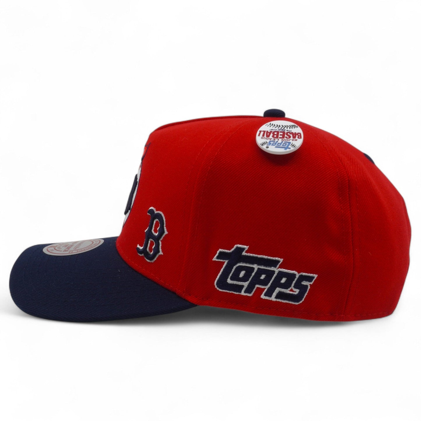 Men's Mitchell & Ness MLB Team Ball Pro Snapback Red Sox - Red