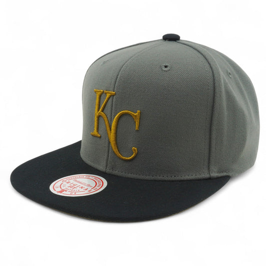 Mitchell & Ness Men's MLB Storm Front Snapback Royals Snapback Caps