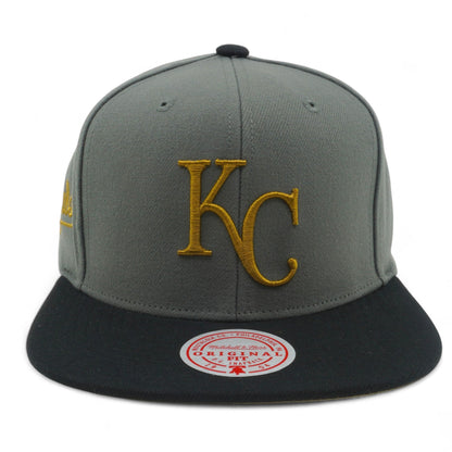 Mitchell & Ness Men's MLB Storm Front Snapback Royals Snapback Caps