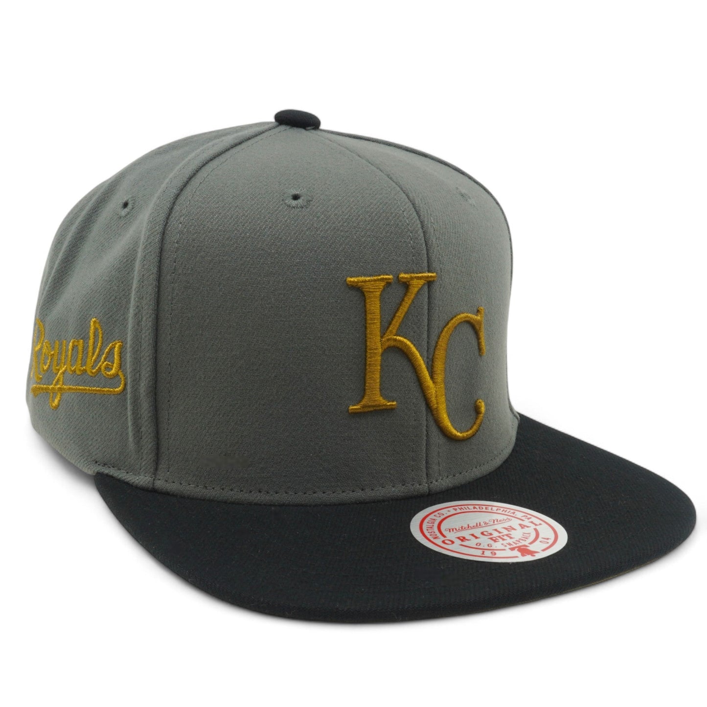 Men's Mitchell & Ness MLB Storm Front Snapback Royals - Grey