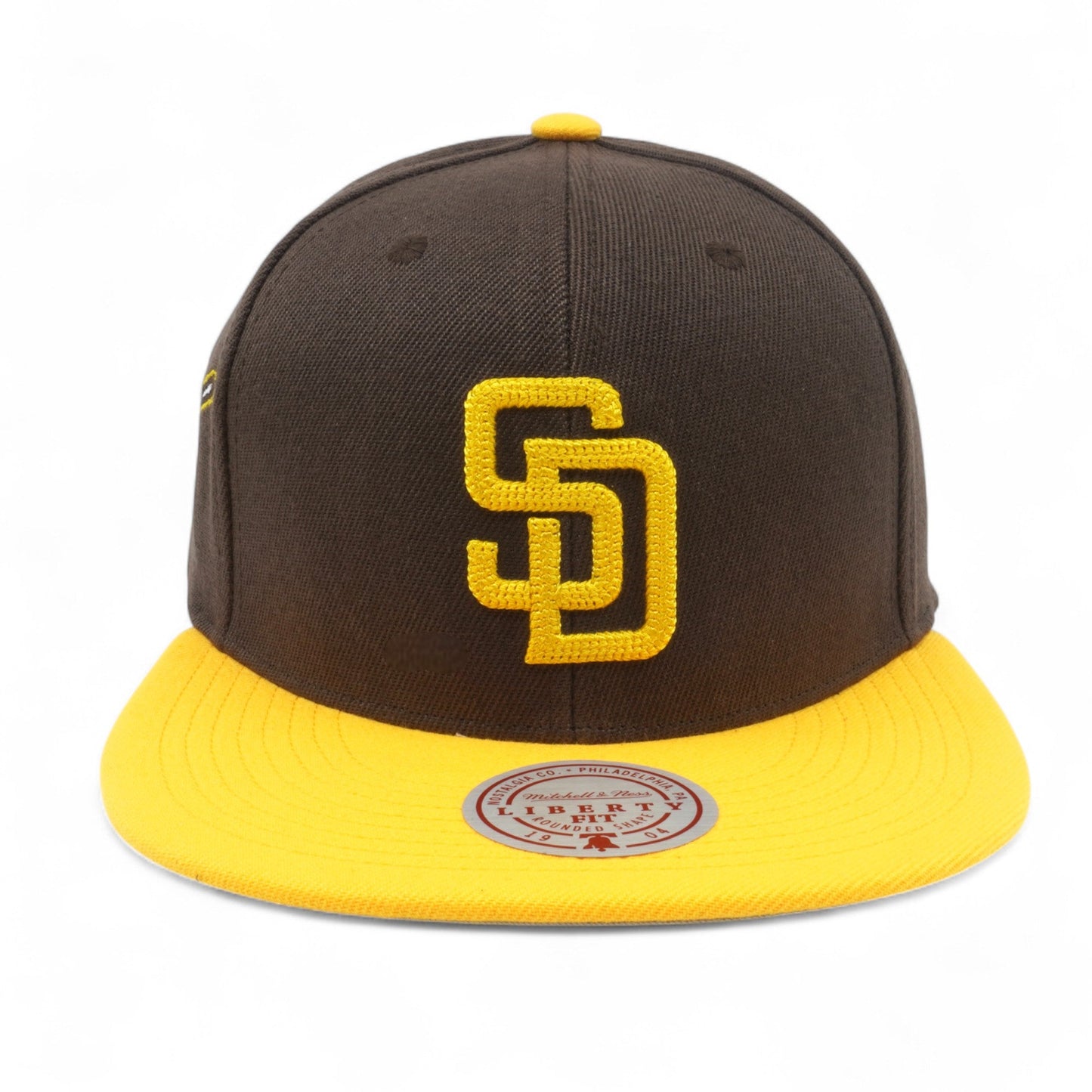Men's Mitchell & Ness MLB Jump Off Snapback Padres - Brown