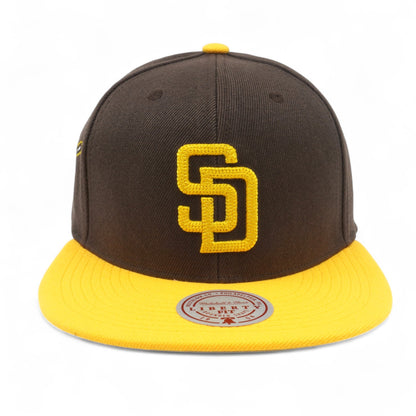 Mitchell & Ness Men's MLB Jump Off Snapback Padres Snapback Caps
