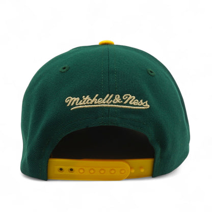 Mitchell & Ness Men's MLB Jump Off Snapback Athletics Green