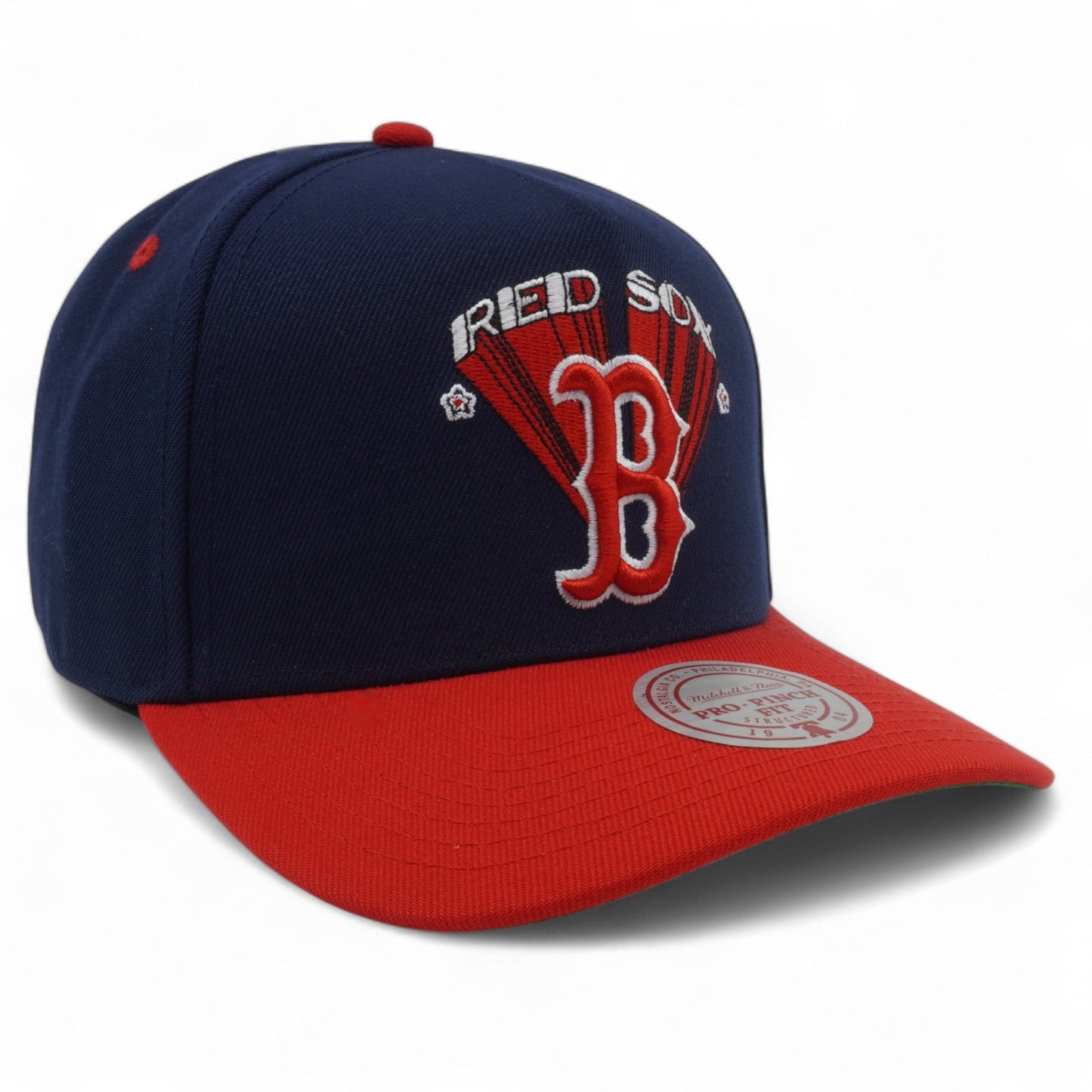 Men's Mitchell & Ness MLB Team Star Pro Snapback Red Sox - Blue