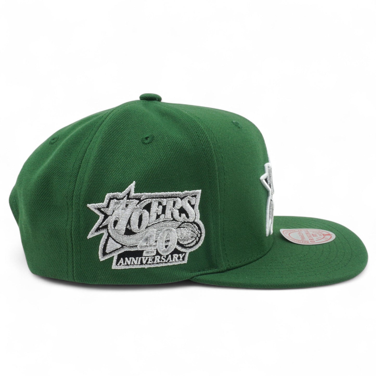 Mitchell & Ness Men's NBA Gorge Green Snapback Hwc 76Ers Snapback Caps
