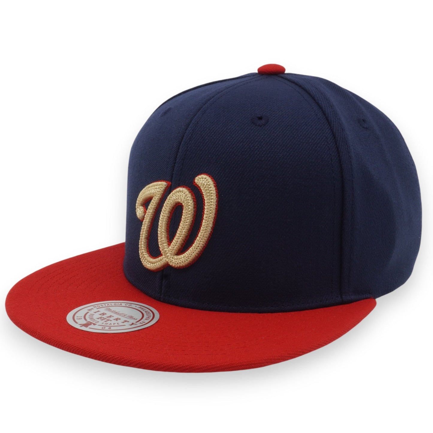 Men's Mitchell & Ness MLB Jump Off Snapback Nationals - Navy