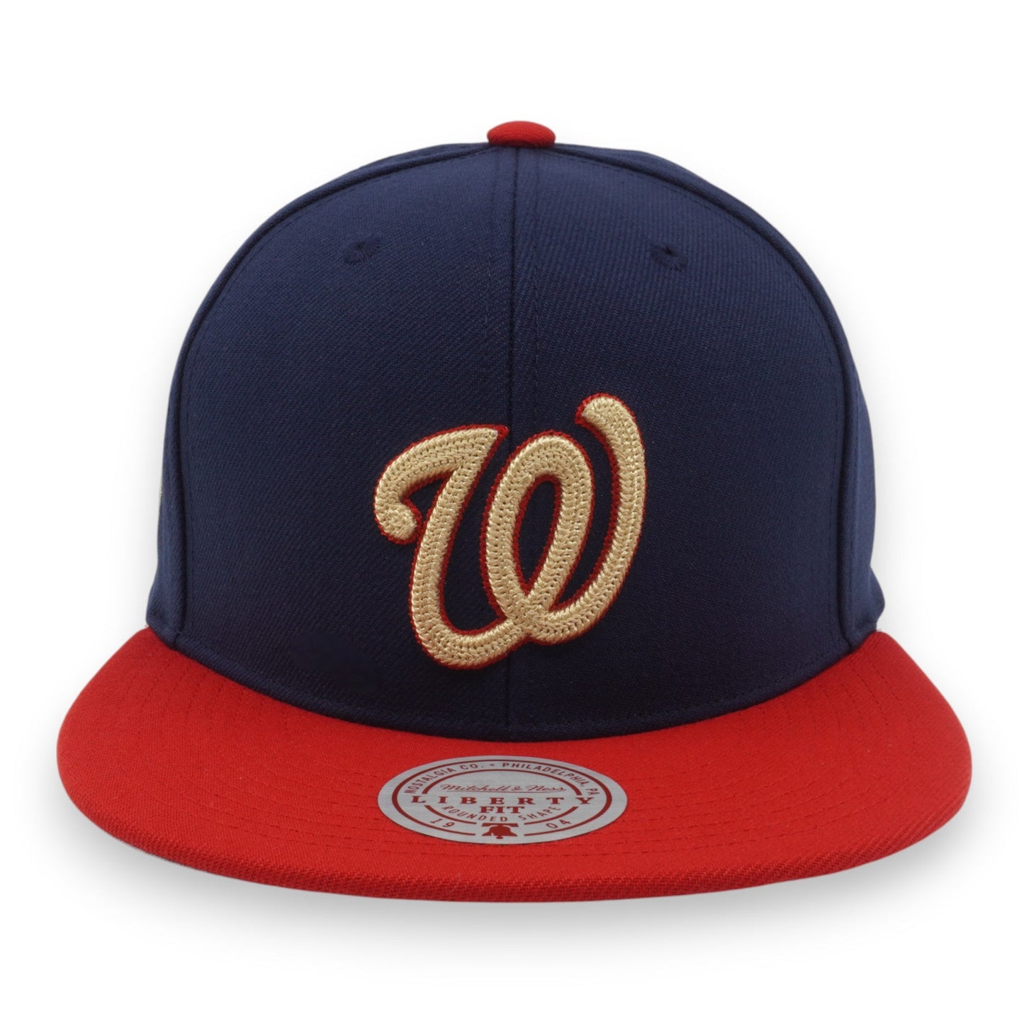 Men's Mitchell & Ness MLB Jump Off Snapback Nationals - Navy