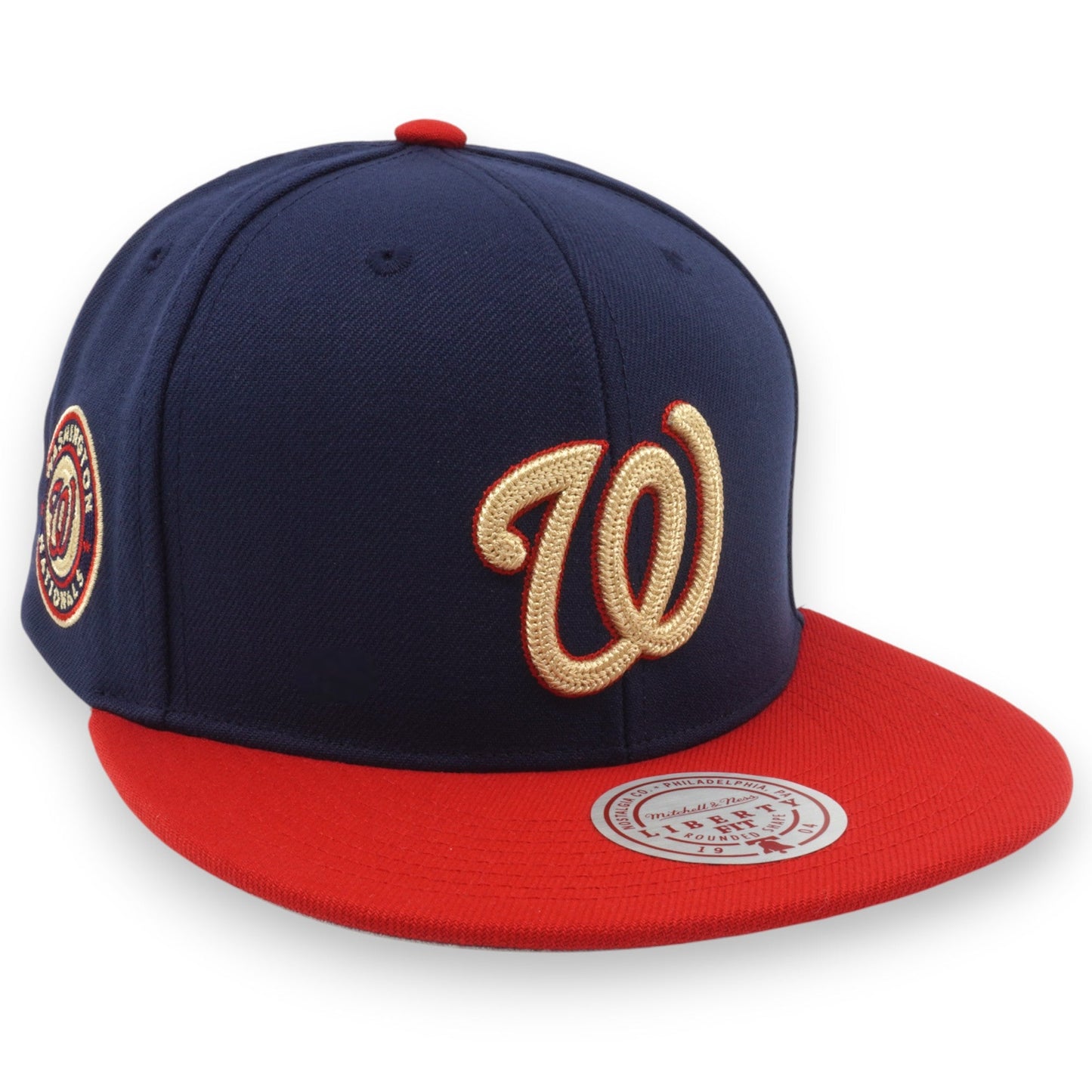 Men's Mitchell & Ness MLB Jump Off Snapback Nationals - Navy