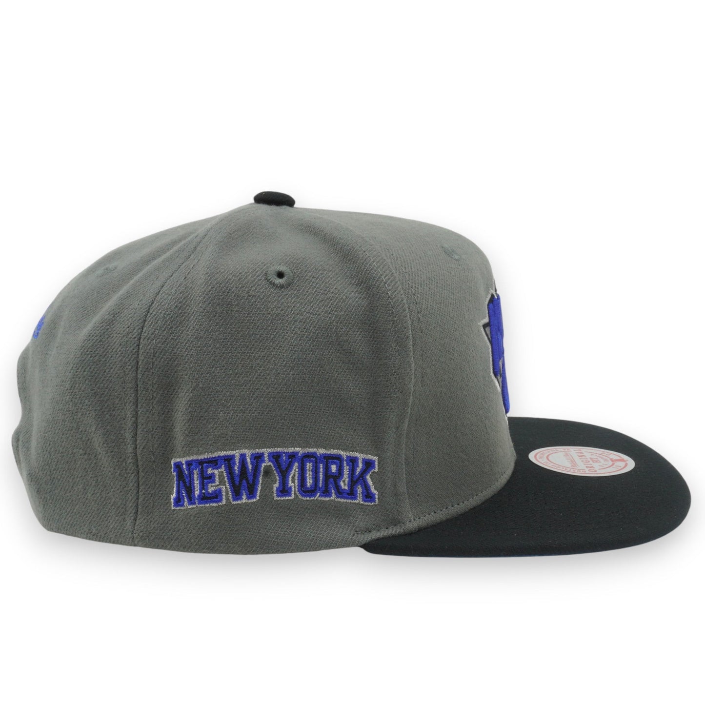 Men's Mitchell & Ness NBA Storm Front Snapback Knicks - Grey